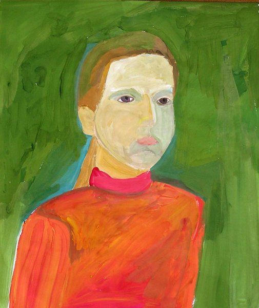 Портрет человека в цвете