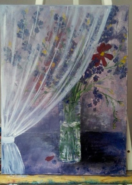 Шторы живопись