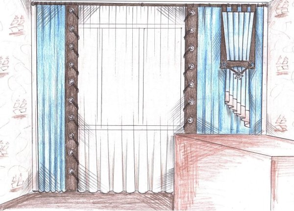 Шторы в перспективе