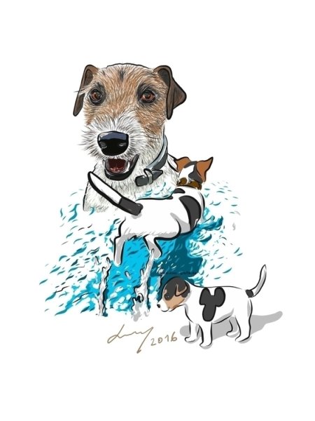 Джек-Рассел-терьер мультик