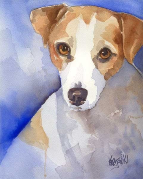 Скетчинг Джек Рассел