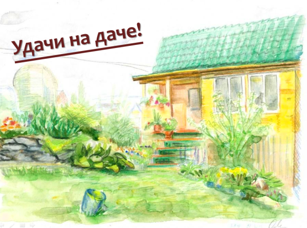 Дача рисунок