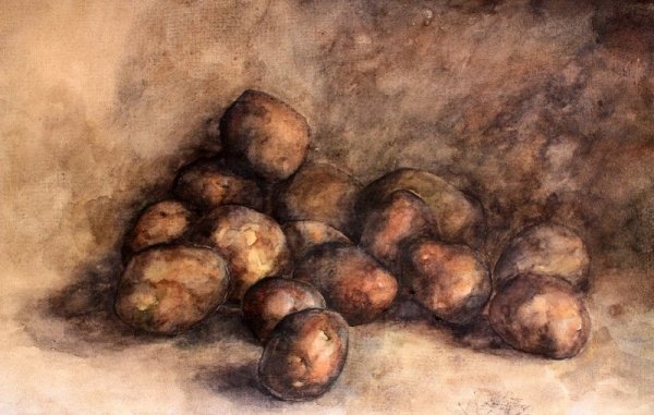 Роберт Фальк натюрморт картошка