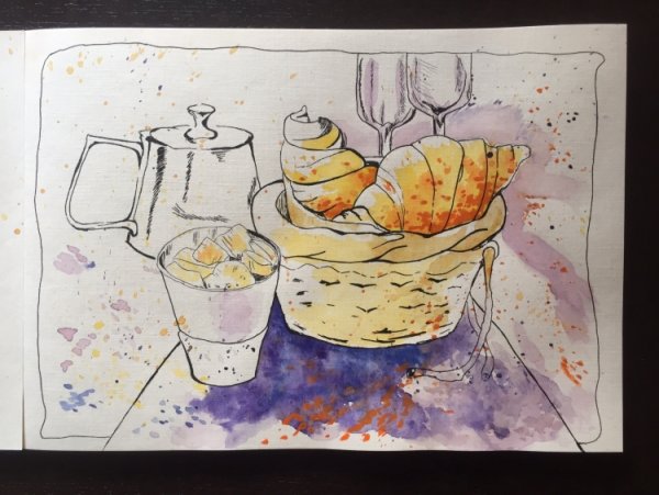 Фуд скетчинг