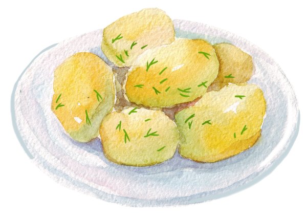 Нарисовать картошку