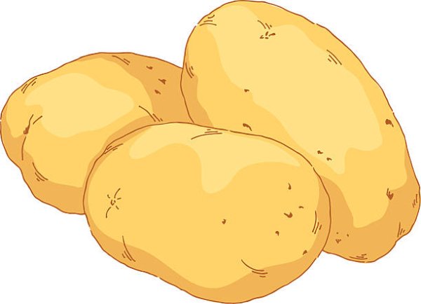 Картофель мультяшная
