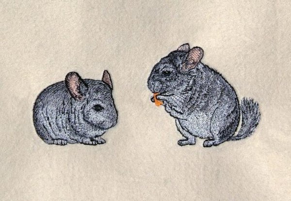 Вышивка шиншилла