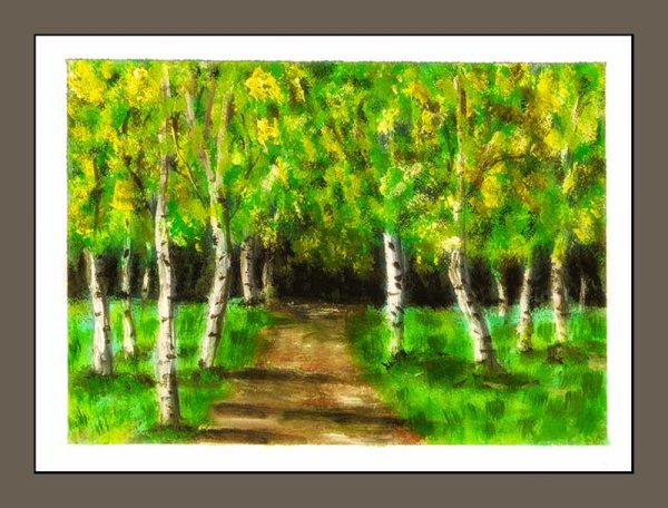 Зарисовка роща