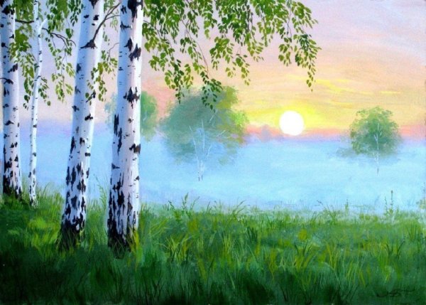 Пейзажи художника Александра Болотов