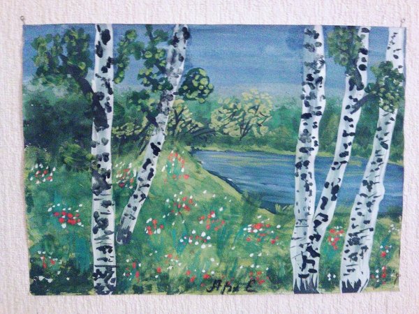 Рисование Березки