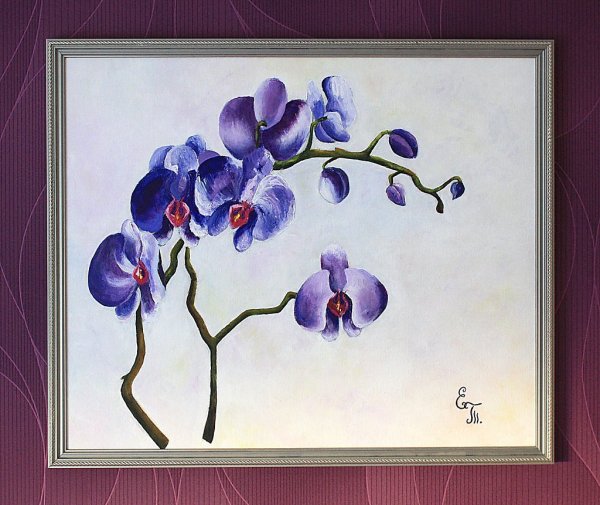 Орхидеи живопись