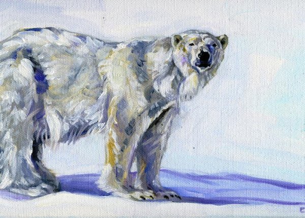 Врубель белый медведь