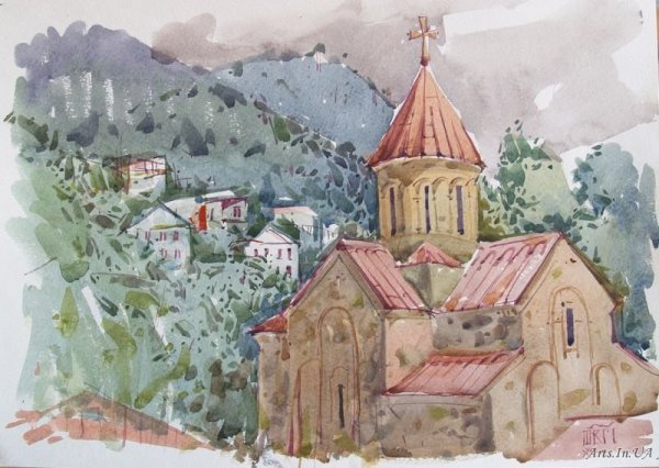 Грузия живопись храмы