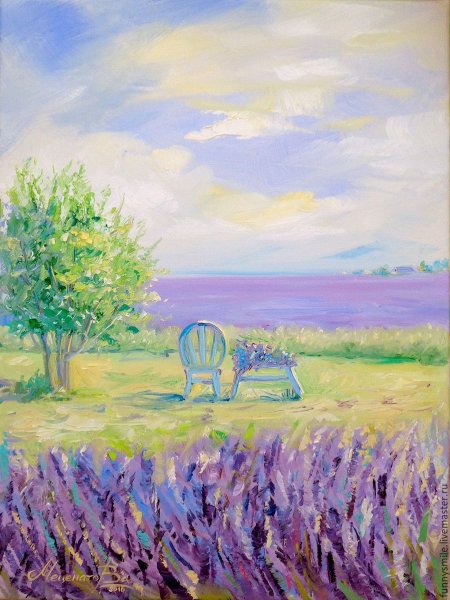 Пейзаж в пастельных тонах