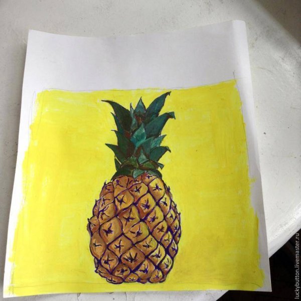 Натюрморт с ананасом