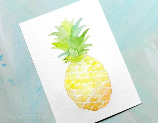 Ананас скетчинг