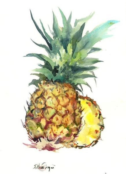 Картина ананас