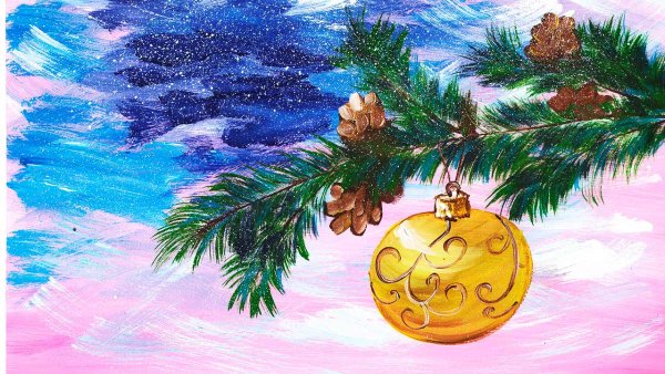 Рисунки на новый год