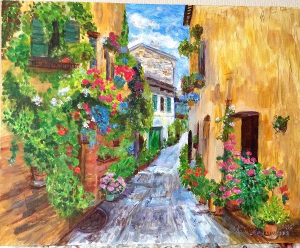 Улочки Италии картины известных художников