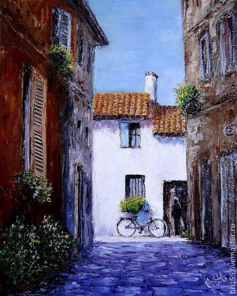 Италия картины художников улочки