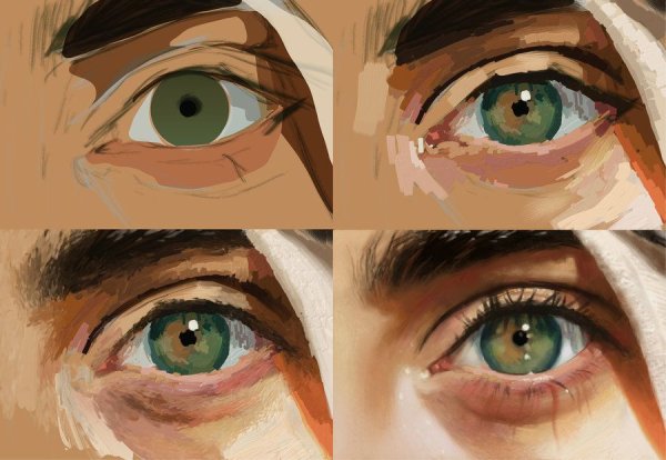 Туториал глаза реализм