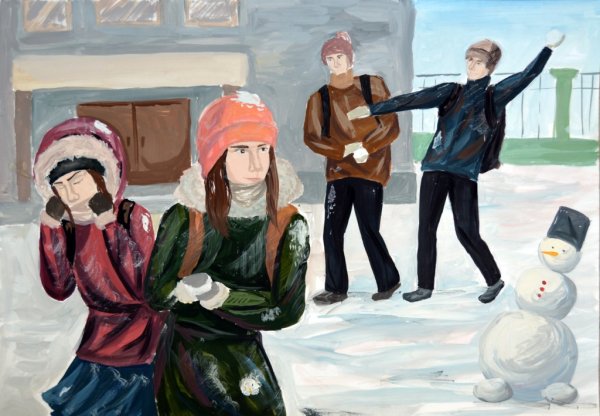 Станковая композиция лето