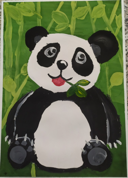 Панда для рисования для детей