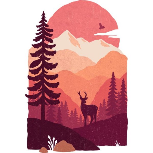 Пейзаж Минимализм