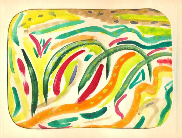 Узоры красками для детей