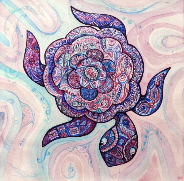 Узоры гуашью