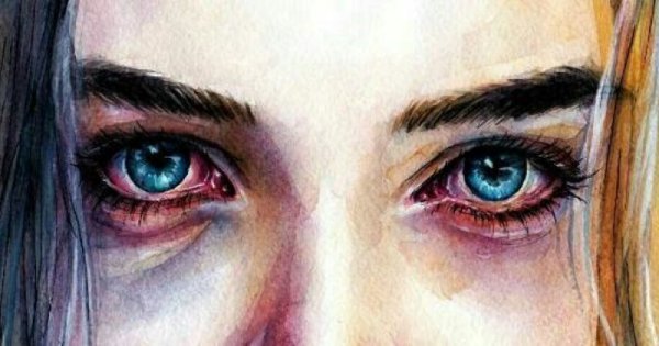 Плачущий глаз арт