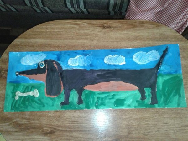 Такса гуашью