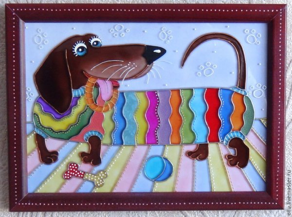 Витраж такса