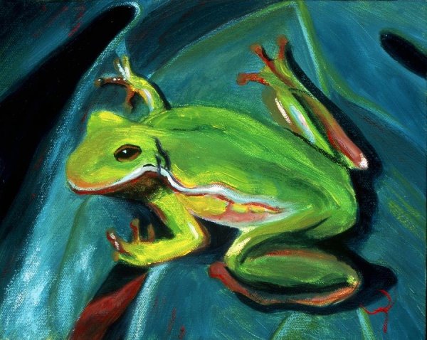 Лягушки в живописи