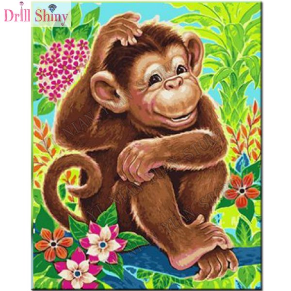 Картина обезьяны