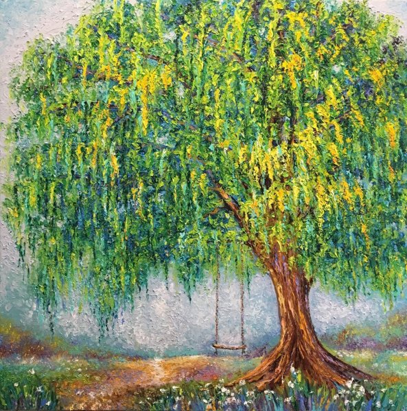 Стилизация деревьев Ива