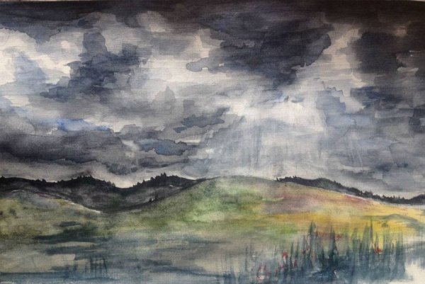 Молния в живописи