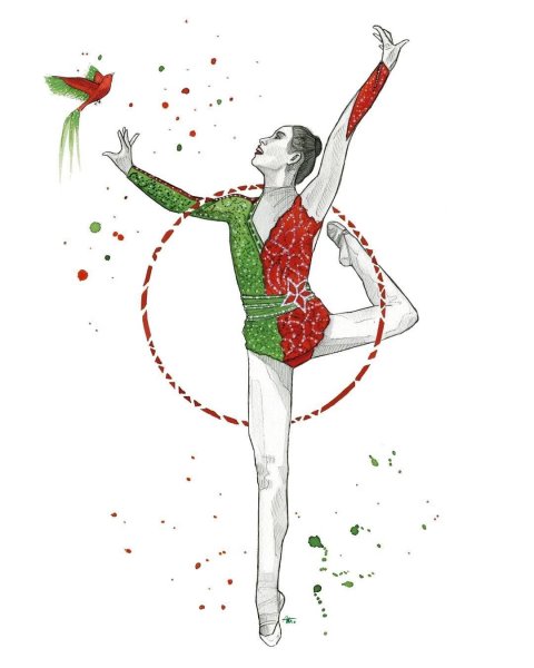 Гимнастика рисунок