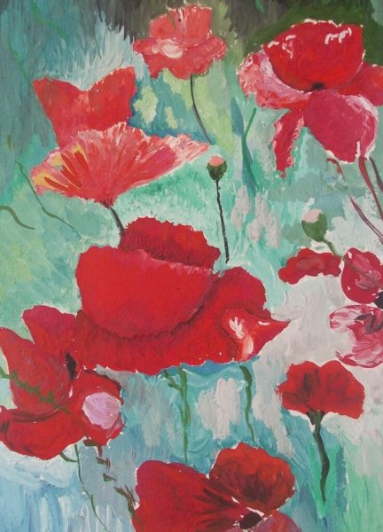 Рисунки гуашью