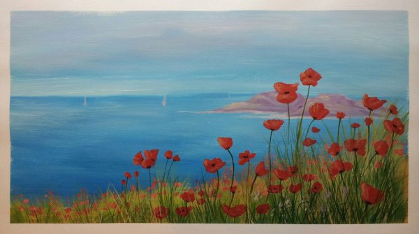 Правополушарное рисование лето