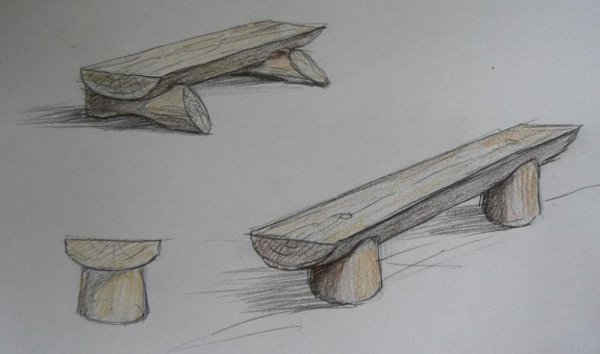 Деревья пленэр кора