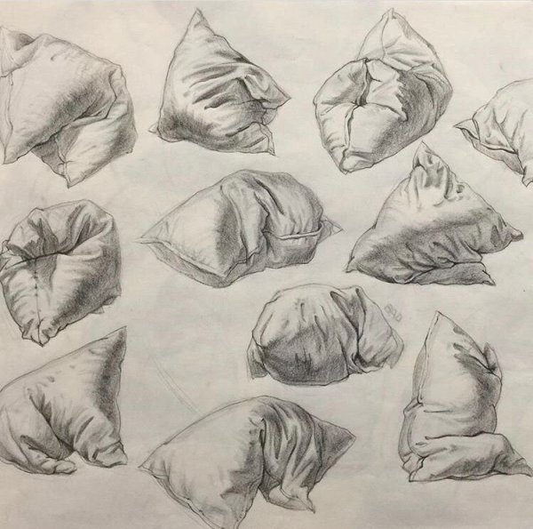 Ткань акварелью