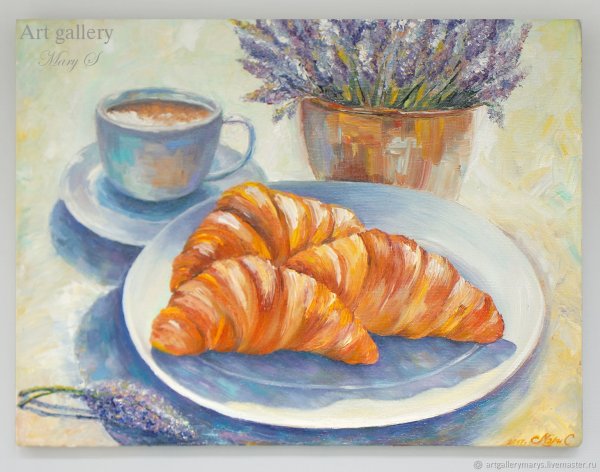 Круассаны в живописи