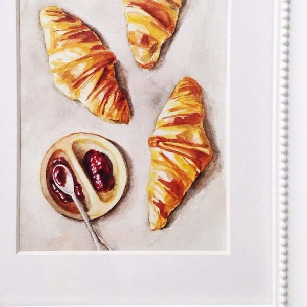 Круассан рисунок