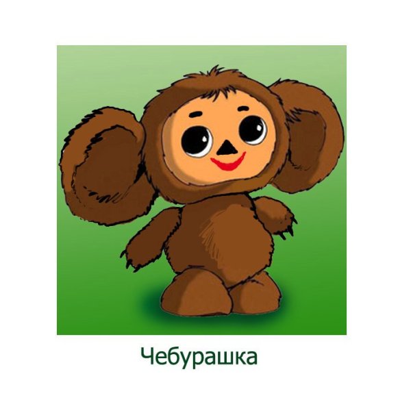 Чебурашка рисунок