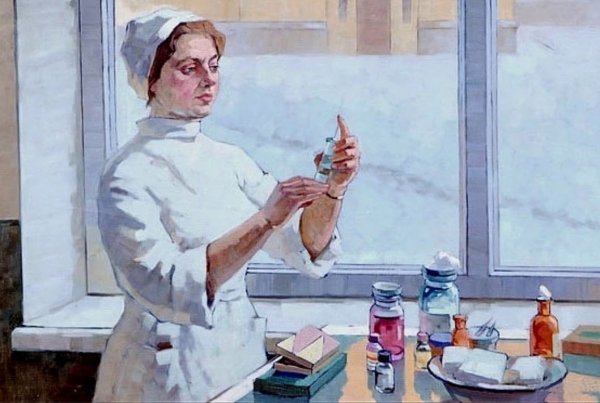 Гришачев Николай Иванович. Медсестра