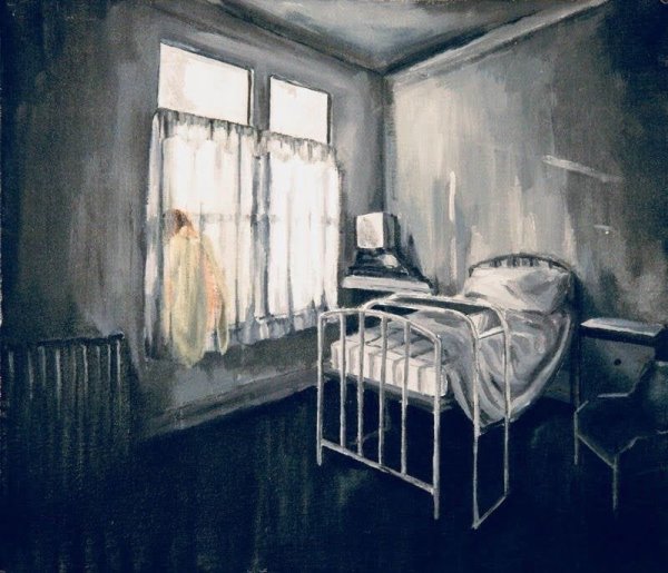 Больная в больнице живопись