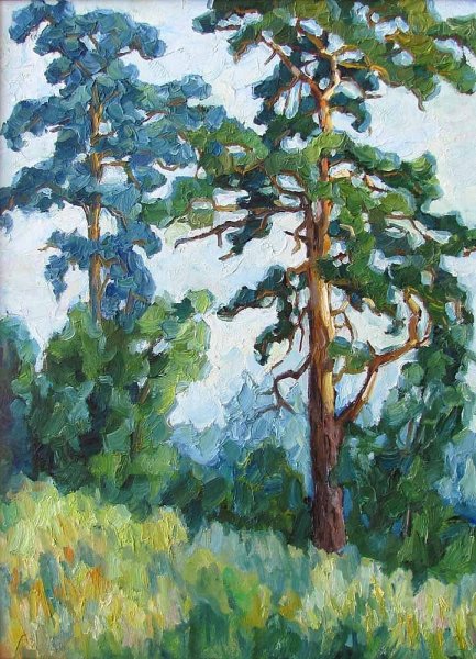 Художник Пономарев сосна