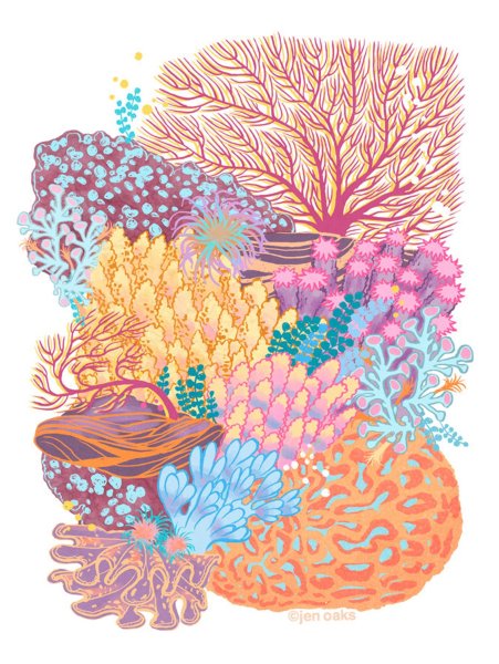 Кораллы из мультика