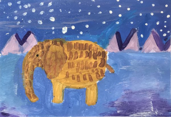 Мамонт рисунок